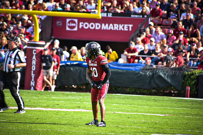 WR #10 Ahmarean Brown